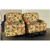 Image 5 : MATCHING OVERSTUFFED SWIVEL ROCKER ARMCHAIRS