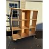 Image 2 : NINE-CUBBY SHELF ON WHEELS