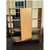 Image 3 : NINE-CUBBY SHELF ON WHEELS
