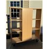 Image 4 : NINE-CUBBY SHELF ON WHEELS