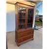 Image 2 : ANTIQUE BRICKWEDE BREAKFRONT CHINA HUTCH CABINET