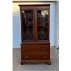 Image 3 : ANTIQUE BRICKWEDE BREAKFRONT CHINA HUTCH CABINET