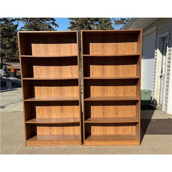 PAIR OF MATCHING SHELVES
