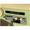 Image 5 : NECCHI SEWING MACHINE IN MIDCENTURY CABINET, LUGGAGE RACK, AND FOLDING MAGAZINE RACK