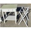 Image 1 : SMALL TABLE AND LUGGAGE RACK