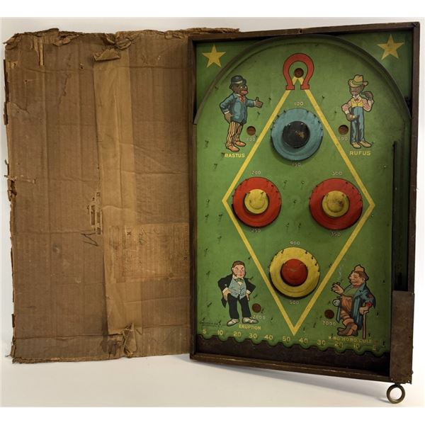 1920s Gropper's Popular Toy Bagatelle Game