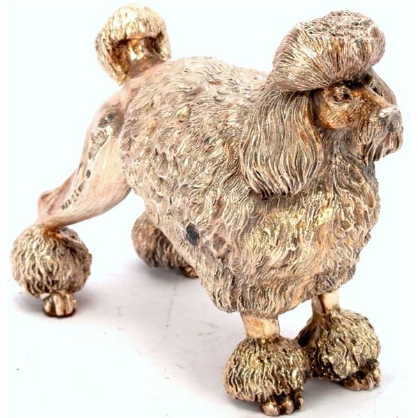 Alessandro Margino Italian Sterling Silver Poodle