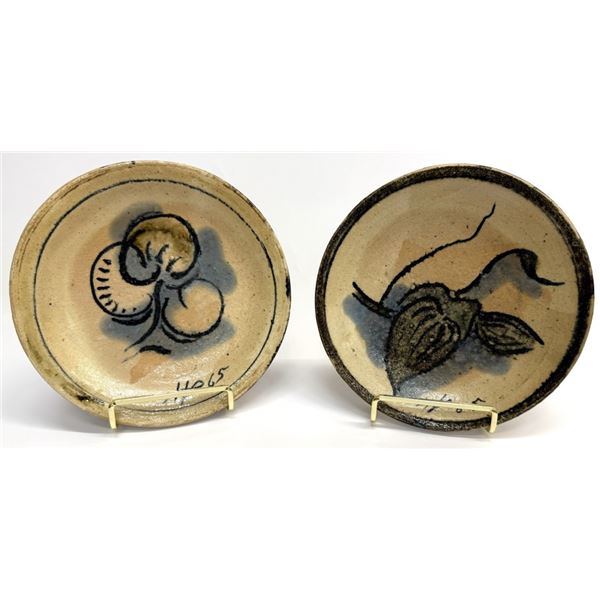 Henry Varnum Poor 1965 Glazed Pottery Plates