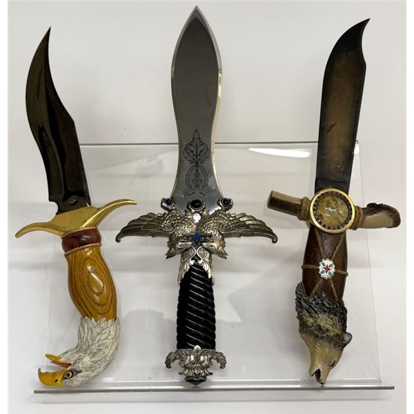 Eagle, Wolf, & Griffin Fantasy Knifes
