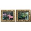 Image 1 : Charles Scogins Lily Pads & Orchid Oil Paintings