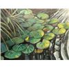 Image 7 : Charles Scogins Lily Pads & Orchid Oil Paintings