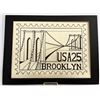 Image 1 : Lee Ann Ruenault NYC Brooklyn Bridge Stamp Art