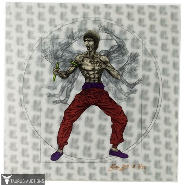 Keng Lau Bruce Lee 3D Optic Limited Edition Print