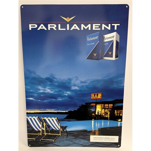 Y2K 2000 Parliament Cigarette Ad Metal Posters