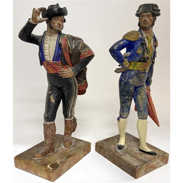 Jose Cubero 19th c. Spanish Matador Sculptures