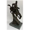 Image 6 : After Remington Cowboy Bronco Bronze Sculptures