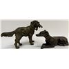 Image 1 : After Moigniez Hunting Dogs Metal Statues