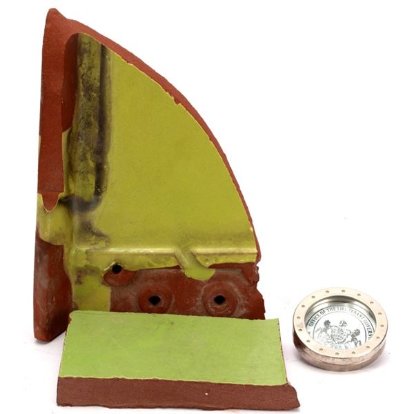 1st Woman PA Lieut. Gov Plaque & Building Pieces