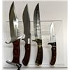 Image 4 : Mixed Knifes with Sheaths - Hibben, M-Tech