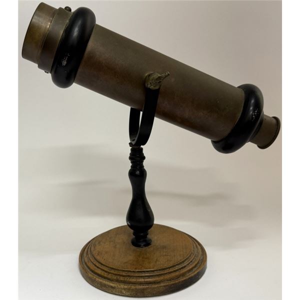 Mid-Century Italian Brass & Wood Kaleidoscope