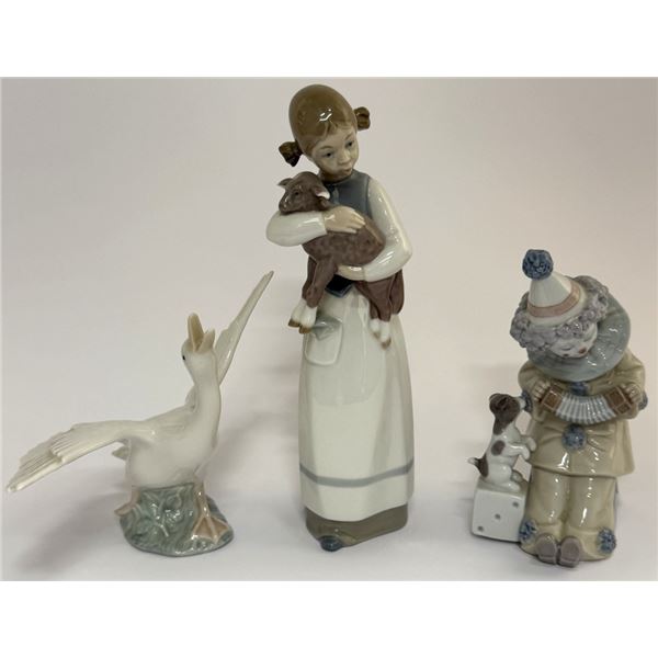 Lladro Porcelain Figurine Grouping