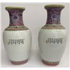 Image 4 : Chinese Famille Rose Peacock Porcelain Vases