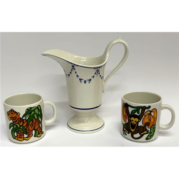Villeroy & Boch Porcelain Decanter & Wildlife Mugs