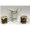 Image 1 : Villeroy & Boch Porcelain Decanter & Wildlife Mugs