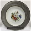 Image 4 : H&R Johnson Merchant Pewter & Porcelain Plates