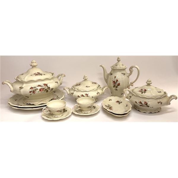 Rosenthal Moss Rose Pompadour China Set