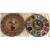 Image 4 : German Black Forest Wooden Barometer & Folk Plates