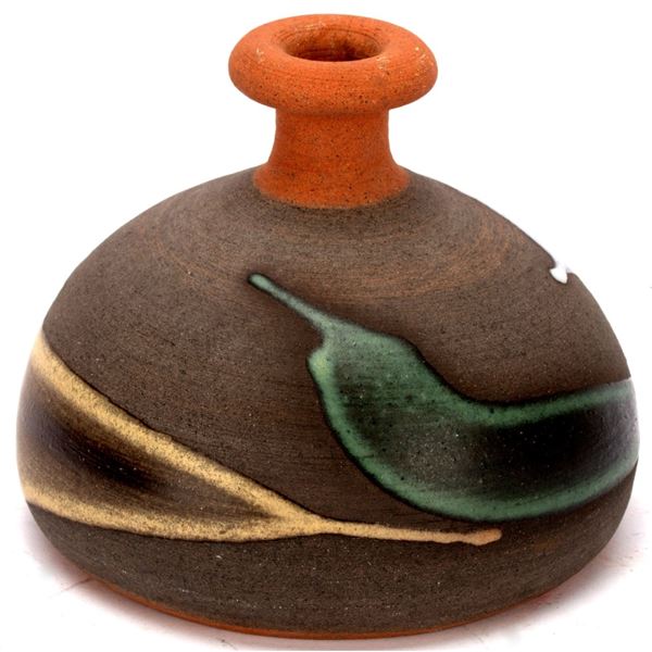 Vintage Alfa Dom Terracotta Drip Glaze Pottery