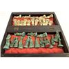 Image 1 : Carved Aztec vs. Mayan Complete Chess Set