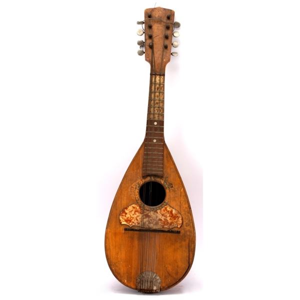 Vintage Bowl-Back Wooden Mandolin