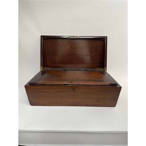 Antique Mahogany Traveling Writing Desk