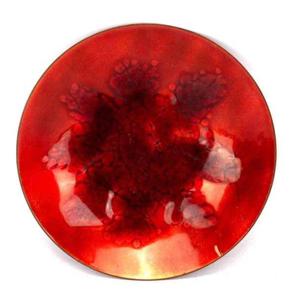 MCM Signed Keraka Cape Cod Enamel Copper Plate