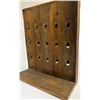 Image 5 : Antique Wooden Wine Bottle Holder