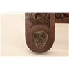 Image 4 : Antique Carved Wood Coat Rack & Mirror