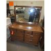 Wooden Dresser w/ Mirror