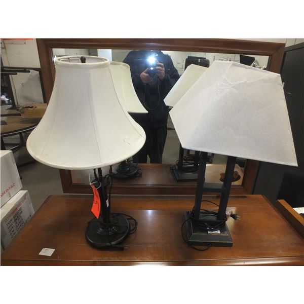 Four Table Lamps