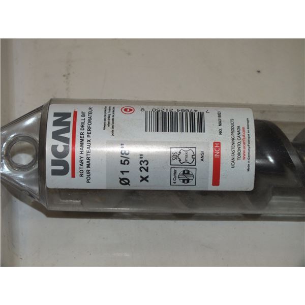 5 Ucan Hammer Drill Bits