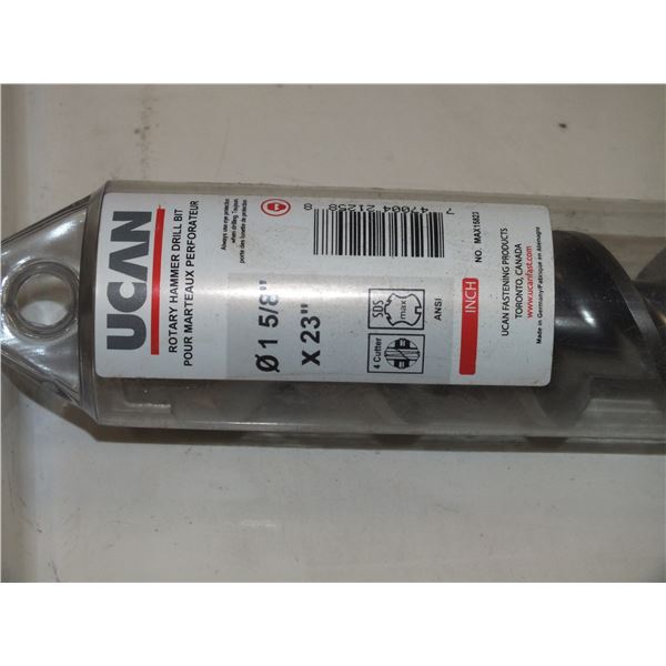 5 Ucan Hammer Drill Bits