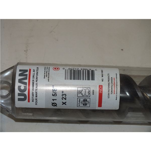 5 Ucan Hammer Drill Bits