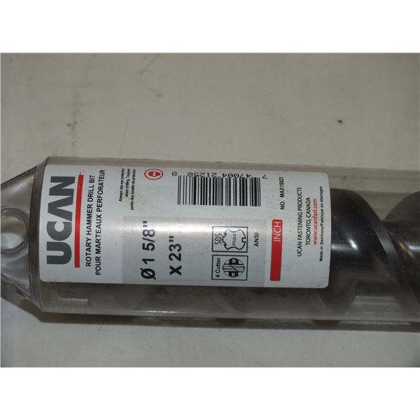 5 Ucan Hammer Drill Bits