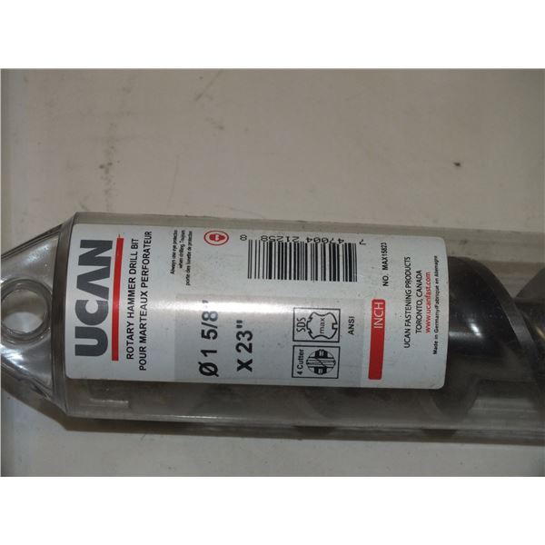 5 Ucan Hammer Drill Bits