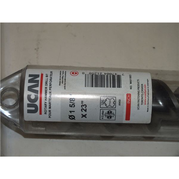 5 Ucan Hammer Drill Bits