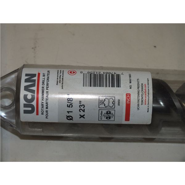 5 Ucan Hammer Drill Bits