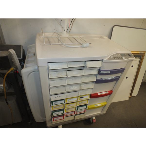 31 Drawer Medical Storage Cart On Wheels