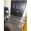 Stainless Steel Table on Wheels & 2 File Organizers