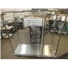 Image 1 : Stainless Steel Storage Cart On Wheels